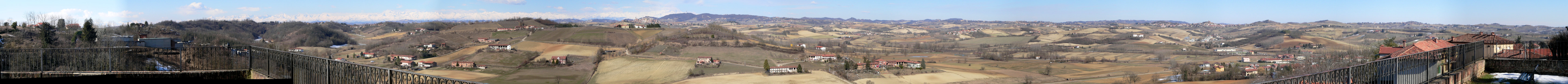 Pano dai Giardini del Castello