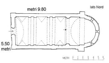 la piantina dell'edificio