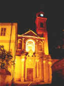 la facciata della parrocchiale